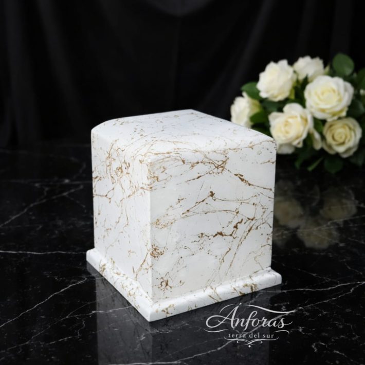 Ánfora Blanco Mármol Imperial